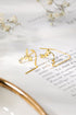 Cercei din argint Stelute II (Silver/Gold)